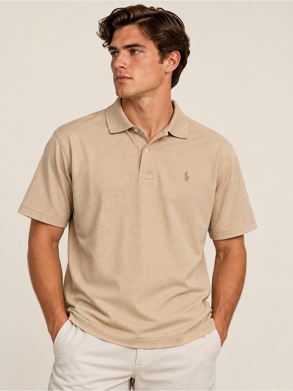 Polo Golf Ralph Lauren Men’s XL Tan Beige Polo Shirt